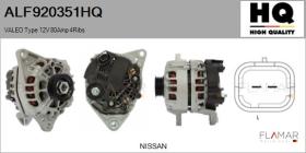 HQ ALF920351HQ - ALT NUEVO VALEO Type 12V 80Amp PFR4