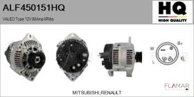 HQ ALF450151HQ - ALT NUEVO VALEO Type 12V 80Amp PR6