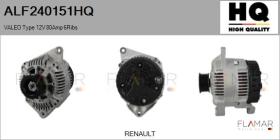 HQ ALF240151HQ - ALT NUEVO VALEO Type 12V 80Amp PR6