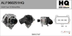 HQ ALF960251HQ - ALT NUEVO VALEO Type 12V 80Amp PR6
