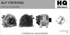 HQ ALF170151HQ - ALT NUEVO VALEO Type 12V 90Amp PR6