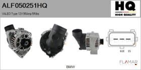 HQ ALF050251HQ - ALT NUEVO VALEO Type 12V 95Amp PR5