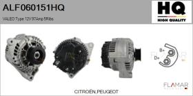 HQ ALF060151HQ - ALT NUEVO VALEO Type 12V 97Amp PR5