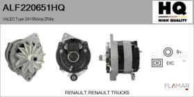 HQ ALF220651HQ - ALT NUEVO VALEO Type 24V 65Amp DP2