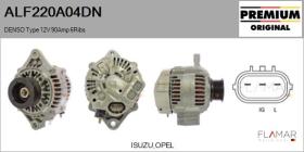 DENSO ALF220A04DN - ALT OE New DENSO Type 12V