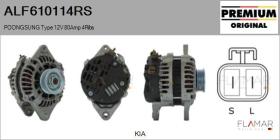 RS ALF610114RS - ALT REM. N/C POONGSUNG Type 12V 80Amp 4Ribs