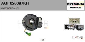 HYUNDAI-KIA AGF020087KH - Anillo Airbag HYUNDAI
