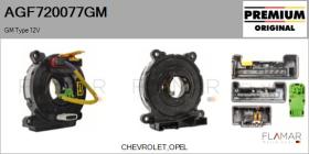 GM AGF720077GM - Anillo Airbag OPEL
