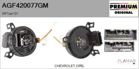 GM AGF420077GM - Anillo Airbag OPEL