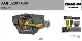GM AGF320077GM - Anillo Airbag OPEL
