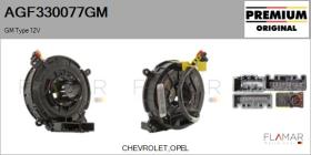 GM AGF330077GM - Anillo Airbag OPEL