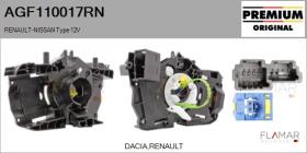 RENAULT NISSAN AGF110017RN - Anillo Airbag RENAULT
