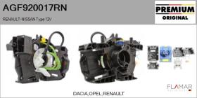 RENAULT NISSAN AGF920017RN - Anillo Airbag RENAULT