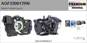 RENAULT NISSAN AGF230017RN - Anillo Airbag RENAULT