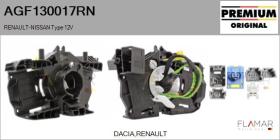 RENAULT NISSAN AGF130017RN - Anillo Airbag RENAULT