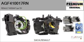 RENAULT NISSAN AGF410017RN - Anillo Airbag RENAULT