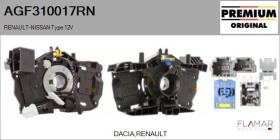 RENAULT NISSAN AGF310017RN - Anillo Airbag RENAULT