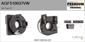 VW AGF510037VW - Anillo Airbag VAG