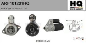 HQ ARF101201HQ - ARR NUEVO BOSCH Type 12V 0,70kW 9T CCW