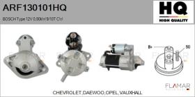 HQ ARF130101HQ - ARR NUEVO BOSCH Type 12V 0,90kW 9/10T CW