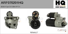 HQ ARF070201HQ - ARR NUEVO BOSCH Type 12V 0,90kW 9T CW
