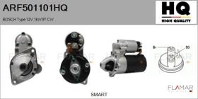 HQ ARF501101HQ - ARR NUEVO BOSCH Type 12V 1,00kW 9T CW