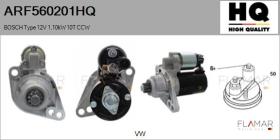 HQ ARF560201HQ - ARR NUEVO BOSCH Type 12V 1,10kW 10T CCW