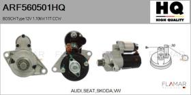 HQ ARF560501HQ - ARR NUEVO BOSCH Type 12V 1,10kW 11T CCW