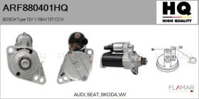 HQ ARF880401HQ - ARR NUEVO BOSCH Type 12V 1,10kW 13T CCW