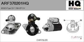 HQ ARF370201HQ - ARR NUEVO BOSCH Type 12V 1,10kW 8T CW