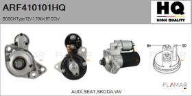 HQ ARF410101HQ - ARR NUEVO BOSCH Type 12V 1,10kW 9T CCW