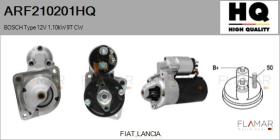 HQ ARF210201HQ - ARR NUEVO BOSCH Type 12V 1,10kW 9T CW