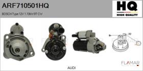 HQ ARF710501HQ - ARR NUEVO BOSCH Type 12V 1,10kW 9T CW