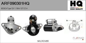 HQ ARF090301HQ - ARR NUEVO BOSCH Type 12V 1,1kW 12T CCW