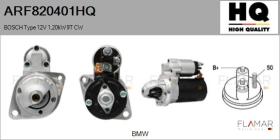 HQ ARF820401HQ - ARR NUEVO BOSCH Type 12V 1,20kW 9T CW