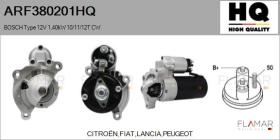 HQ ARF380201HQ - ARR NUEVO BOSCH Type 12V 1,40kW 10/11/12T CW