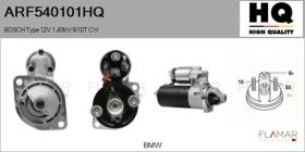 HQ ARF540101HQ - ARR NUEVO BOSCH Type 12V 1,40kW 9/10T CW