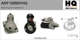 HQ ARF120501HQ - ARR NUEVO BOSCH Type 12V 1,40kW 9T CW