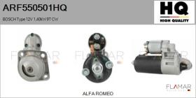 HQ ARF550501HQ - ARR NUEVO BOSCH Type 12V 1,40kW 9T CW