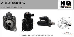 HQ ARF420001HQ - ARR NUEVO BOSCH Type 12V 1,40kW 9T CW
