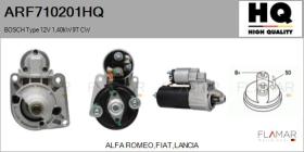 HQ ARF710201HQ - ARR NUEVO BOSCH Type 12V 1,40kW 9T CW