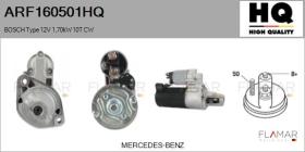 HQ ARF160501HQ - ARR NUEVO BOSCH Type 12V 1,70kW 10T CW