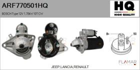 HQ ARF770501HQ - ARR NUEVO BOSCH Type 12V 1,70kW 10T CW