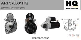 HQ ARF570301HQ - ARR NUEVO BOSCH Type 12V 1,70kW 12T CW