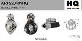 HQ ARF220401HQ - ARR NUEVO BOSCH Type 12V 1,70kW 9T CW