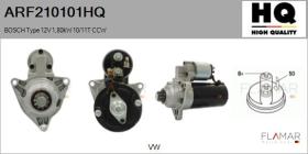 HQ ARF210101HQ - ARR NUEVO BOSCH Type 12V 1,80kW 10/11T CCW