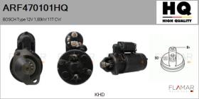 HQ ARF470101HQ - ARR NUEVO BOSCH Type 12V 1,80kW 11T CW