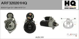 HQ ARF320201HQ - ARR NUEVO BOSCH Type 12V 1,80kW 9/10T CW