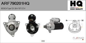 HQ ARF790201HQ - ARR NUEVO BOSCH Type 12V 2,00kW 10T CCW