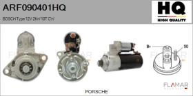 HQ ARF090401HQ - ARR NUEVO BOSCH Type 12V 2,00kW 10T CW